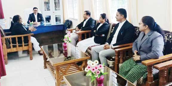 नेशनल लोक अदालत 9 को, तैयारी बैठक नेशनल लोक अदालत 9 को, तैयारी बैठक