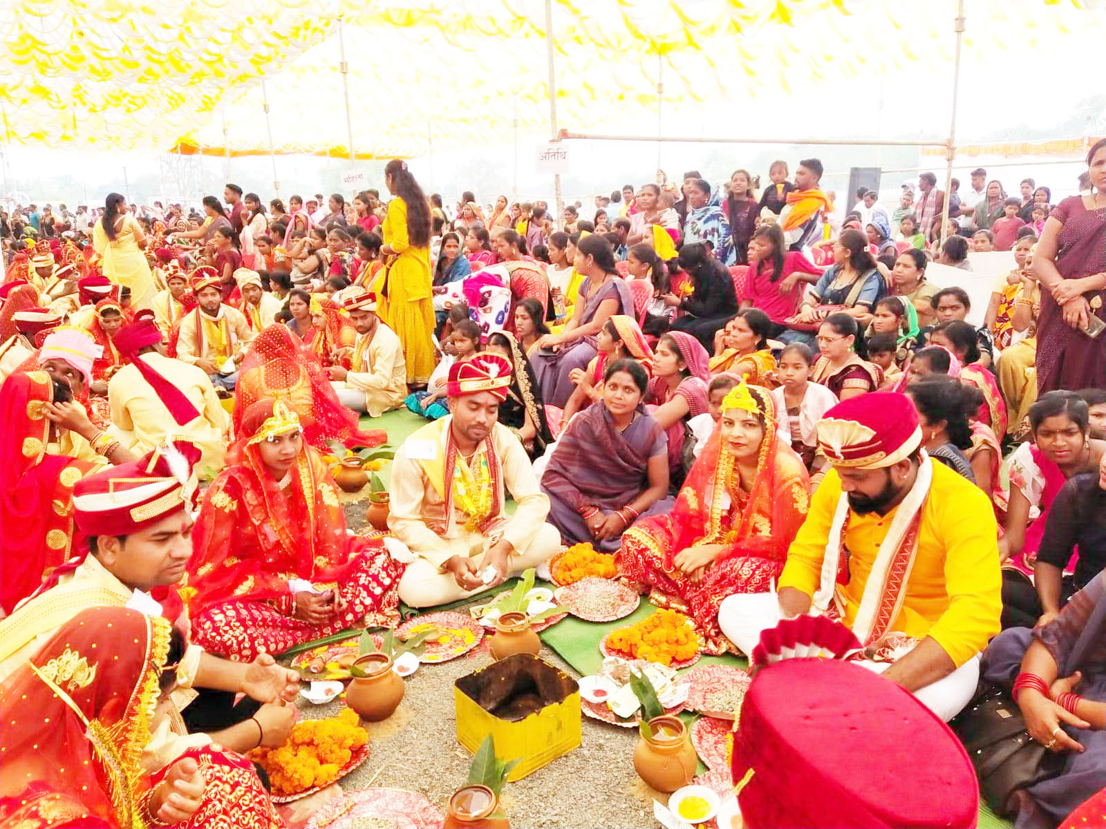 मुख्यमंत्री कन्या विवाह: 165 जोड़े परिणय सूत्र में बंधे