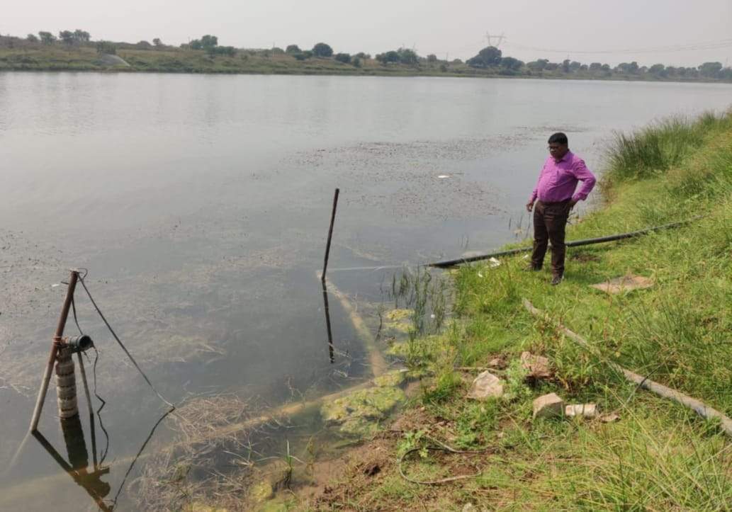 पंप से अवैध रूप से पानी का उपयोग करने पर कार्रवाई 