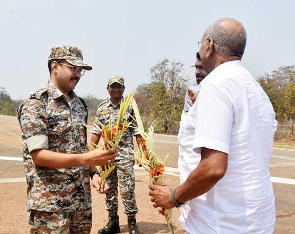 शिक्षा मंत्री बृजमोहन अग्रवाल का स्वागत