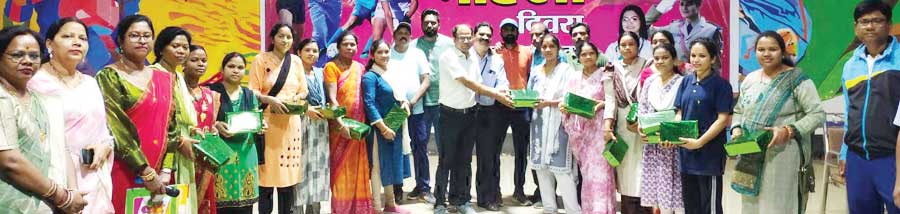  महिला दिवस पर खेल स्पर्धाएं, विजेता पुरस्कृत