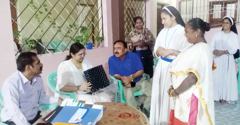 घरौंदा संस्था चिड़ईपदर का निरीक्षण