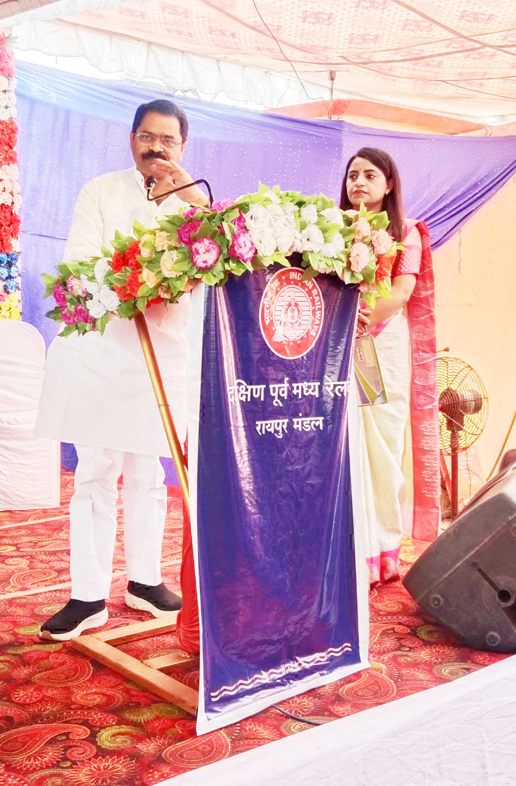 रेल परियोजनाओं का शिलान्यास में भाटापारा विधायक हुए शामिल