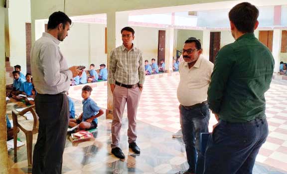 कलेक्टर ने किया अरनपुर - समेली का दौरा