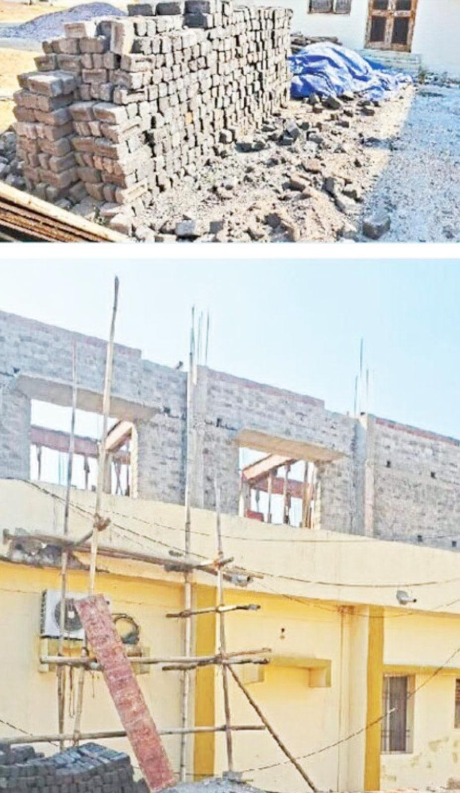 जिला अस्पताल में 1. 87 करोड़ की लागत से बन रहा भवन, हैंडओवर होने से पहले ही आई सीपेज 