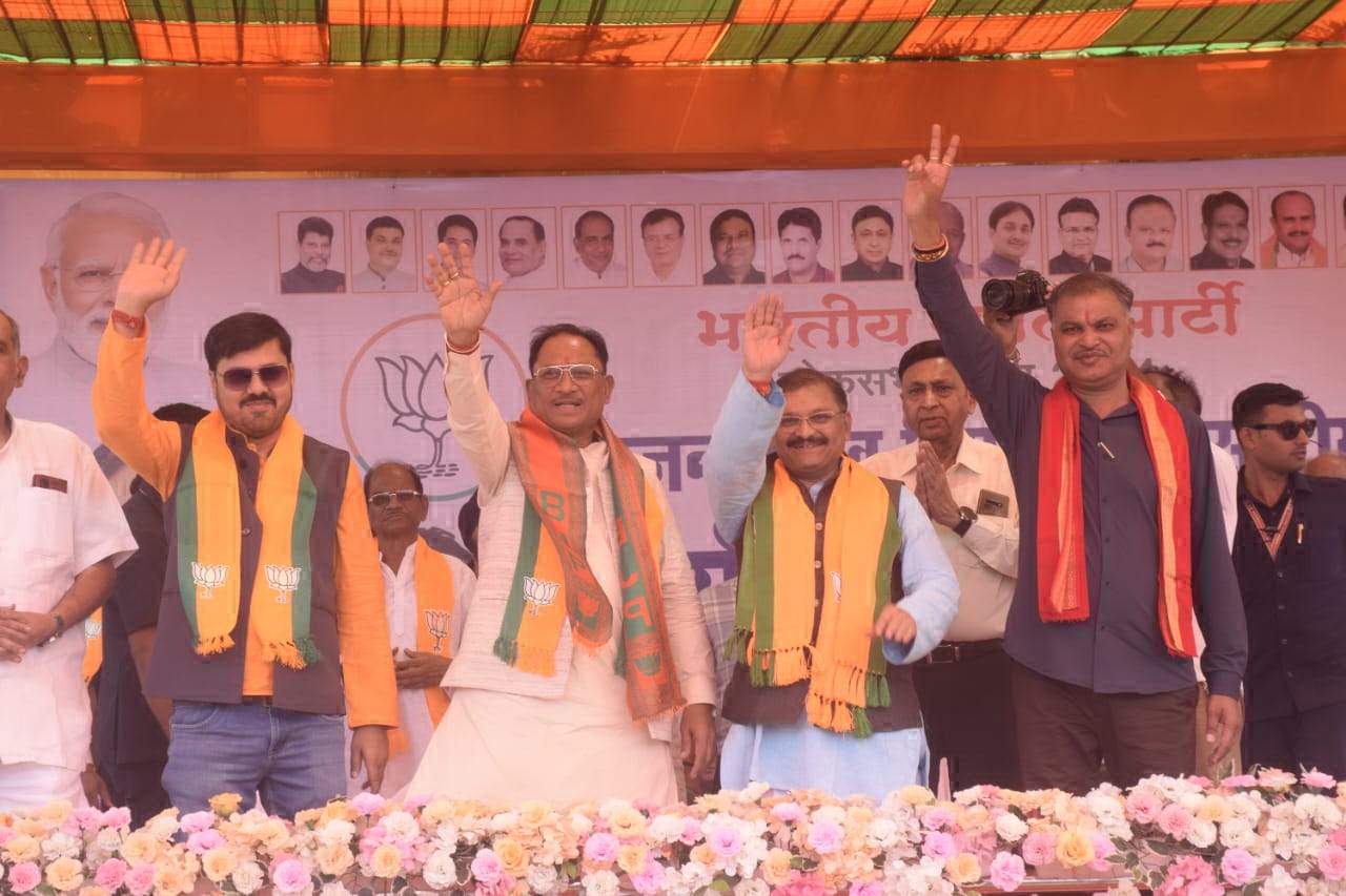 बघेल को नांदगांव की जनता चखाए मजा - साय बघेल को नांदगांव की जनता चखाए मजा - साय