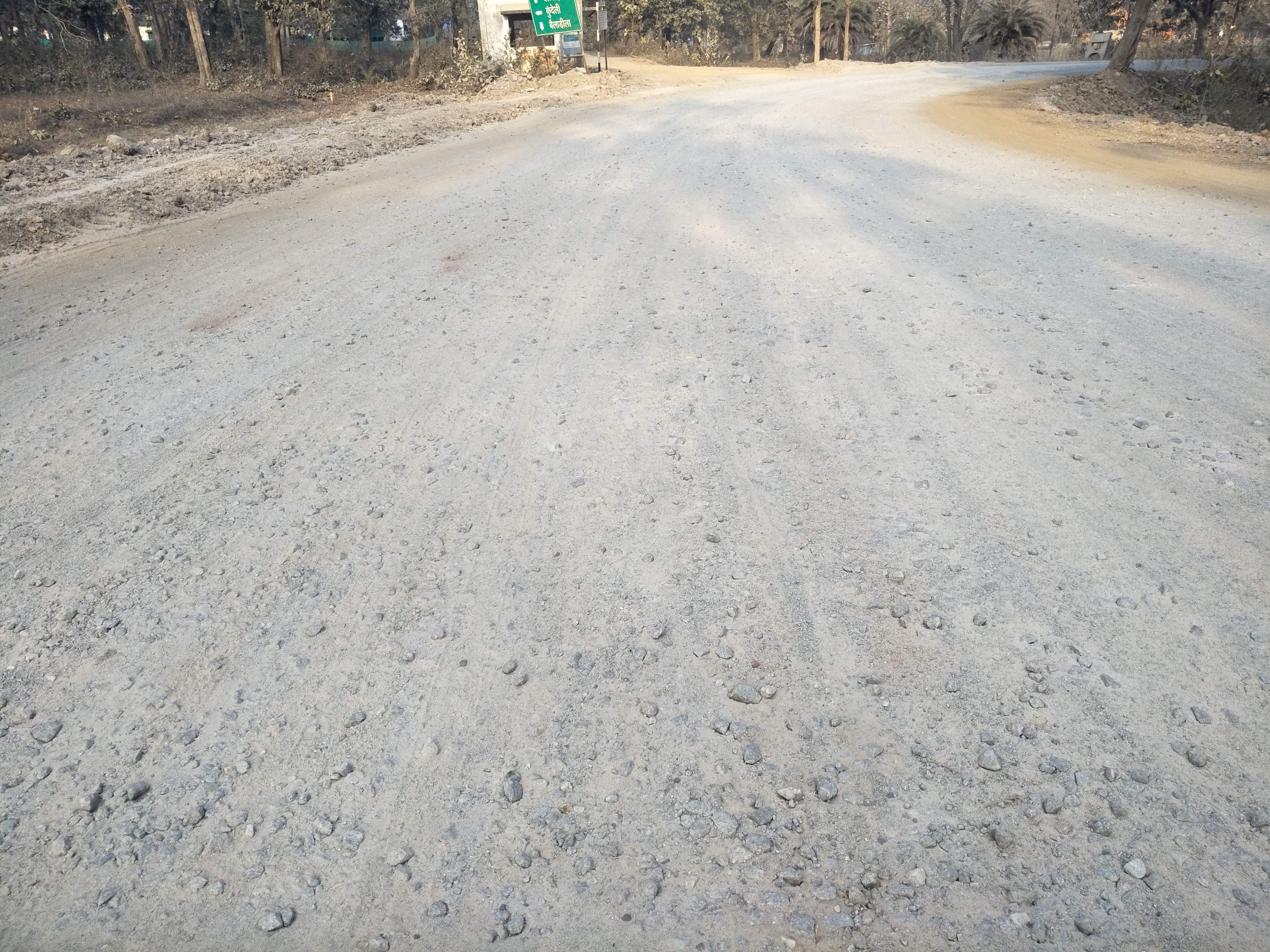 दंतेवाड़ा-किरंदुल सडक़ नवीनीकरण, साल भर बाद भी एक चौथाई फीसदी काम नहीं 