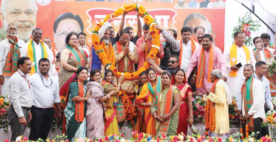 भाजपा सरकार में सब काम हो रहा सांय-सांय, कांग्रेस का हो रहा बाय-बाय- विष्णु देव