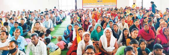 आध्यात्मिक सत्संग का समापन