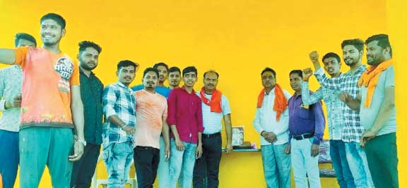 युवाओं ने ली बजरंगदल की सदस्यता, गौ सेवा का संकल्प