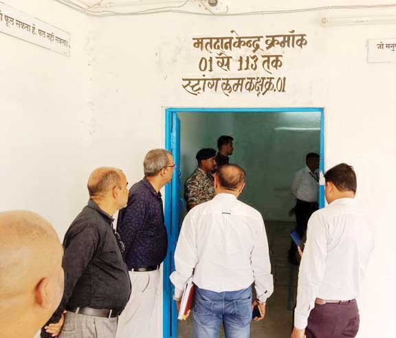 आम चुनाव: चेक पोस्ट की जांच