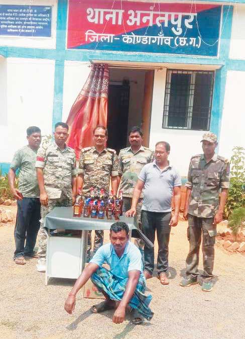 शराब की अवैध बिक्री, आरोपी गिरफ्तार शराब की अवैध बिक्री, आरोपी गिरफ्तार