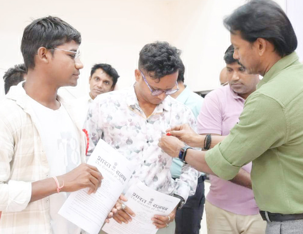 शत प्रतिशत मतदान के लिए किया जागरूक