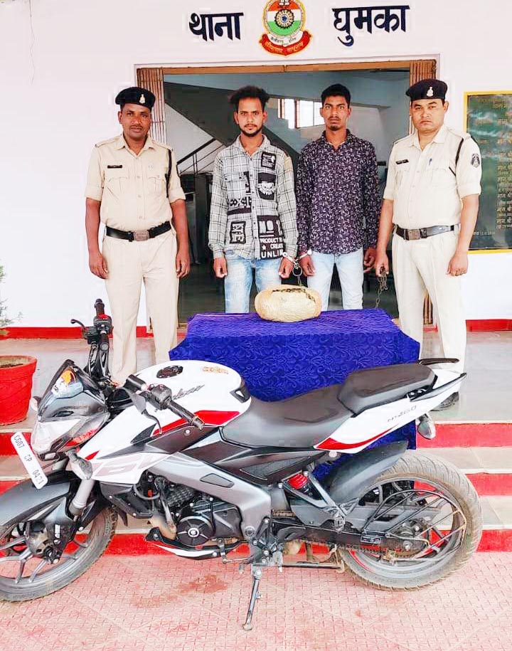 गांजा तस्करी, 2 पकड़ाए