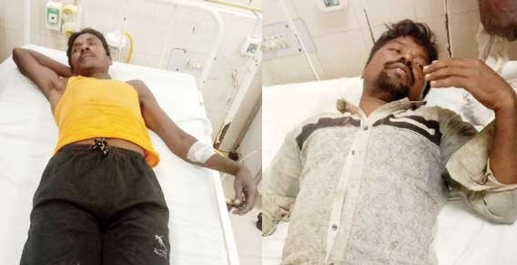 बिजली पोल लगाने खिंच रहे थे तार, लगा करंट, इलाज जारी