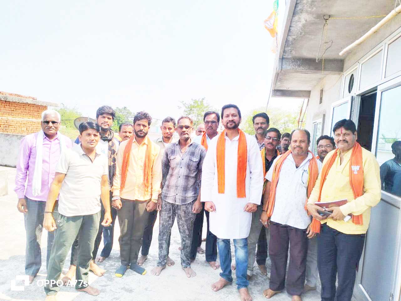 विक्रांत का सघन जनसंपर्क