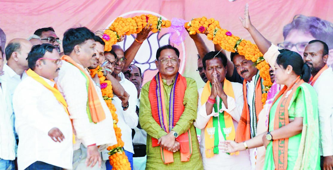 विरासत टैक्स के बहाने हमारे पूर्वजों की सम्पत्तियों को दूसरों को सौंपने की बात कर रही है कांग्रेस-साय