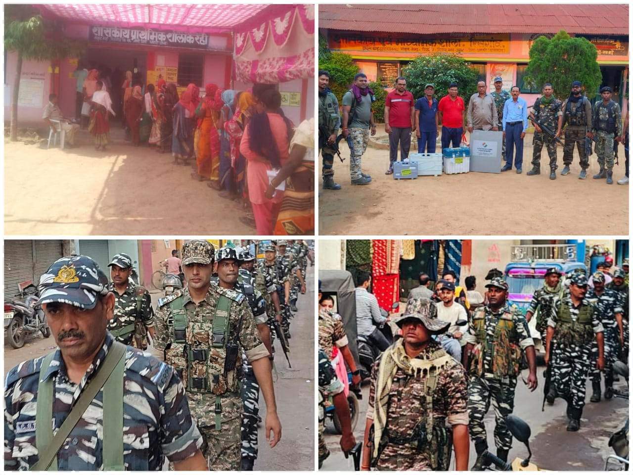 सफल मतदान, एसपी ने दी बधाई