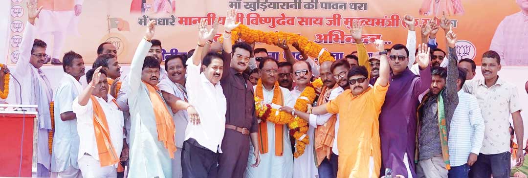 छत्तीसगढ़ में शराब के पैसे से पांच साल चली कांग्रेस पार्टी- विष्णु देव 