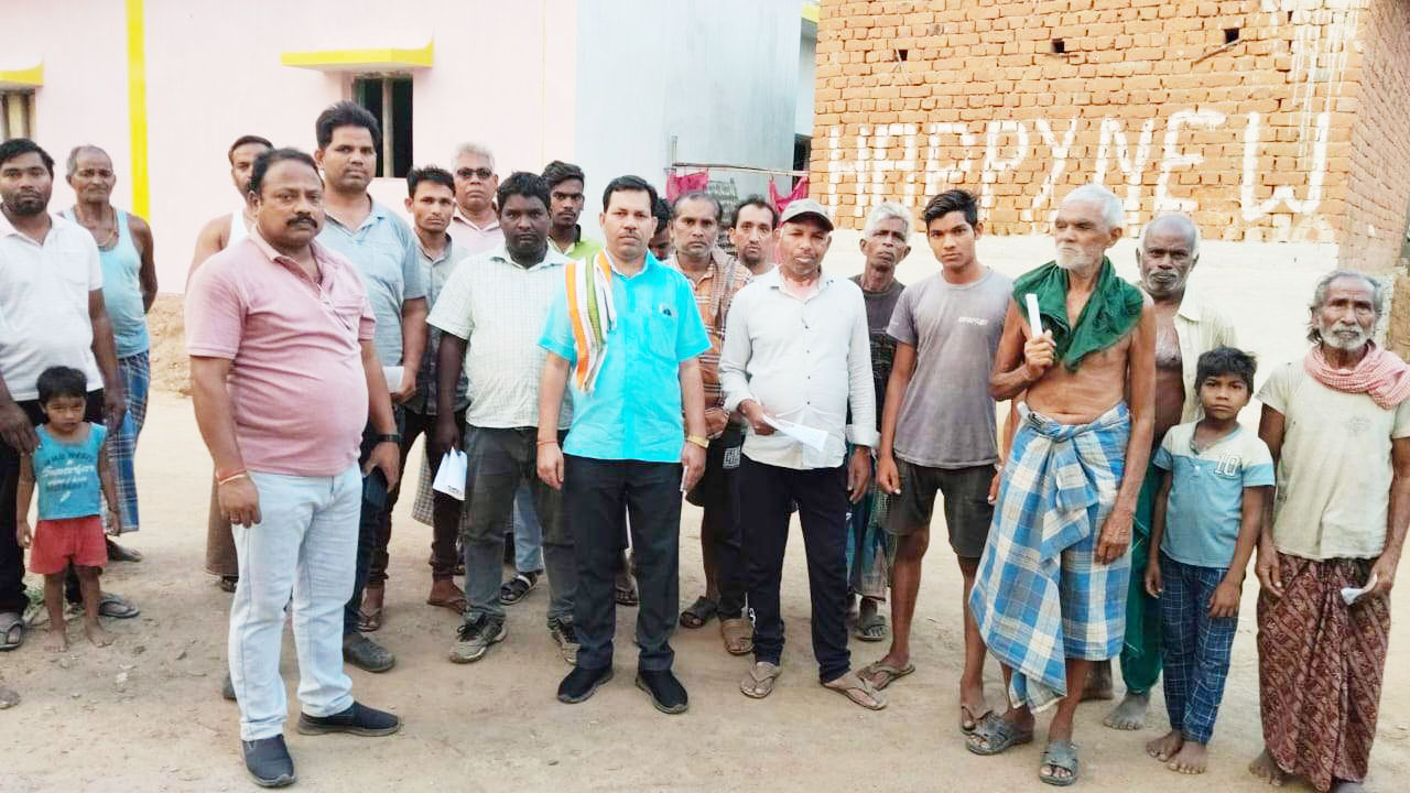 कांग्रेस प्रत्याशी के पक्ष में गनपत का जनसंपर्क