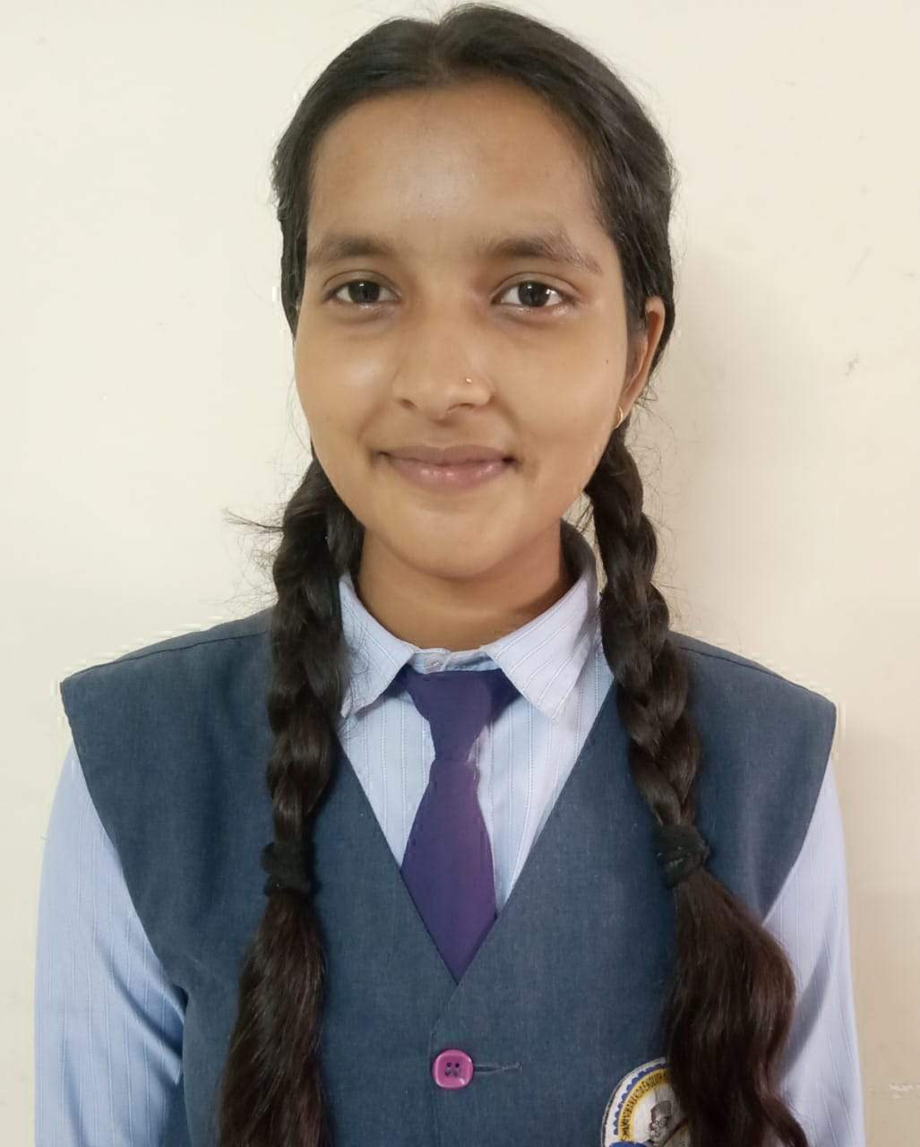 10वीं में अमृता यादव ब्लाक स्तर पर अव्वल 