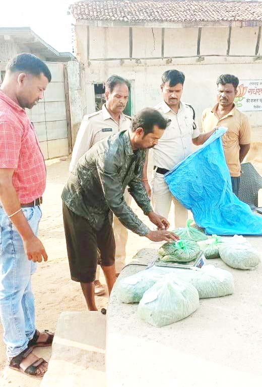 गांजा बिक्री के लिए ग्राहक तलाश रहा तस्कर गिरफ्तार