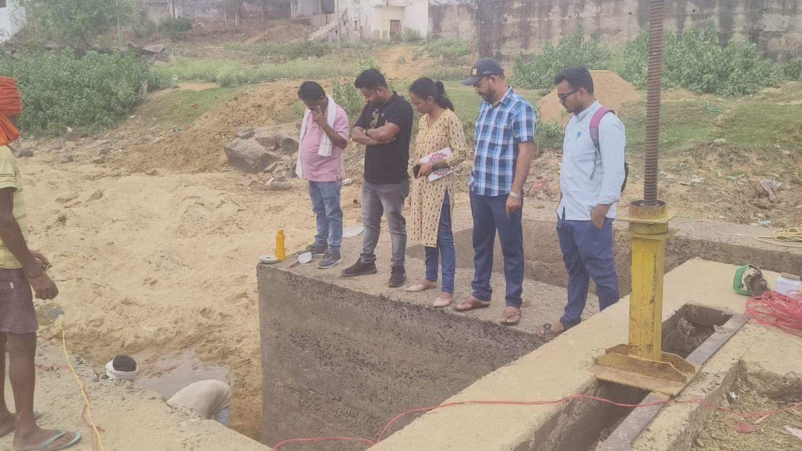 एनीकट की मरम्मत 