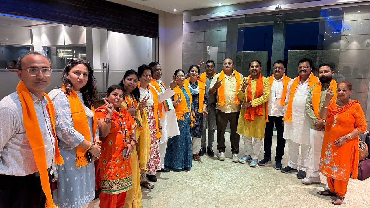 छत्तीसगढ़ के भाजपा नेता हरियाणा के सिरसा में कर रहे चुनाव प्रचार