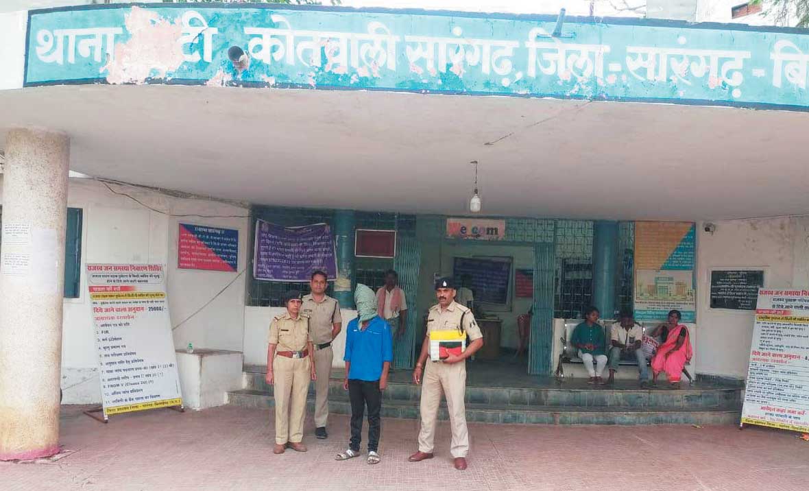 अवैध शराब पर कार्रवाई