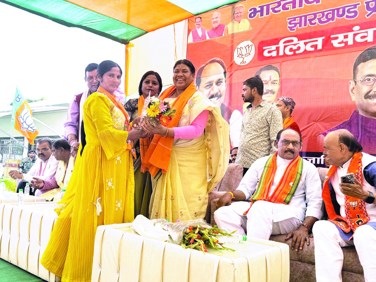 रांची में जशपुर विधायक रायमुनी ने कहा, 4 लाख से अधिक मतों से जीत हासिल करेगी भाजपा