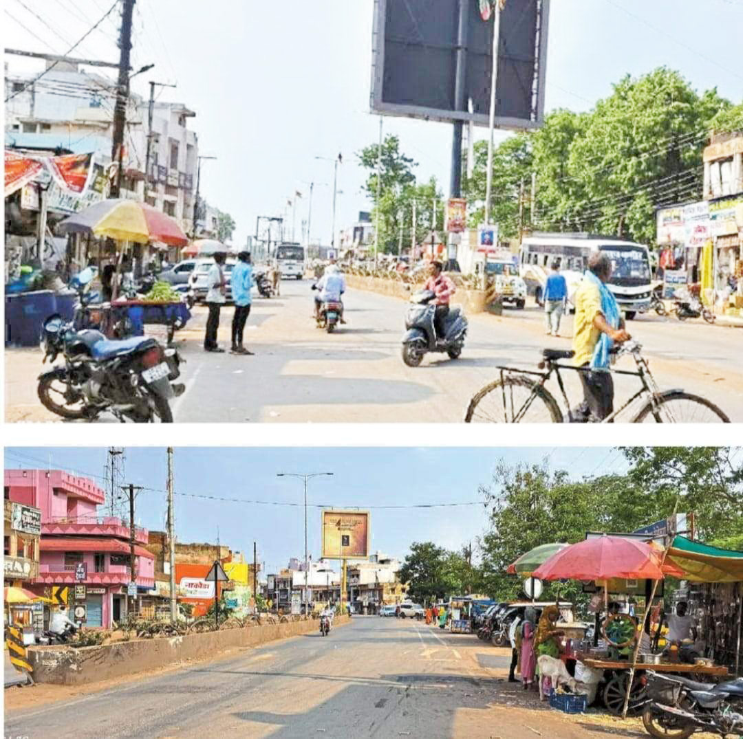 नवतपा का दिखा असर, दोपहर को लोग घरों में दुबके रहे, बाजार में पसरा सन्नाटा 