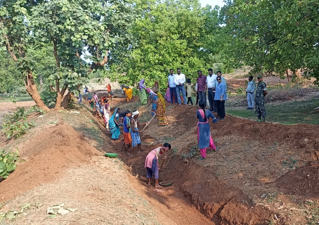 जिपं सीईओ ने किया निर्माण कार्यों का निरीक्षण