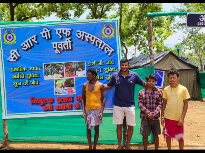 नक्सली कमाण्डर हिड़मा के गांव और नक्सलगढ़ पुवर्ती में फिल्ड अस्पताल शुरू