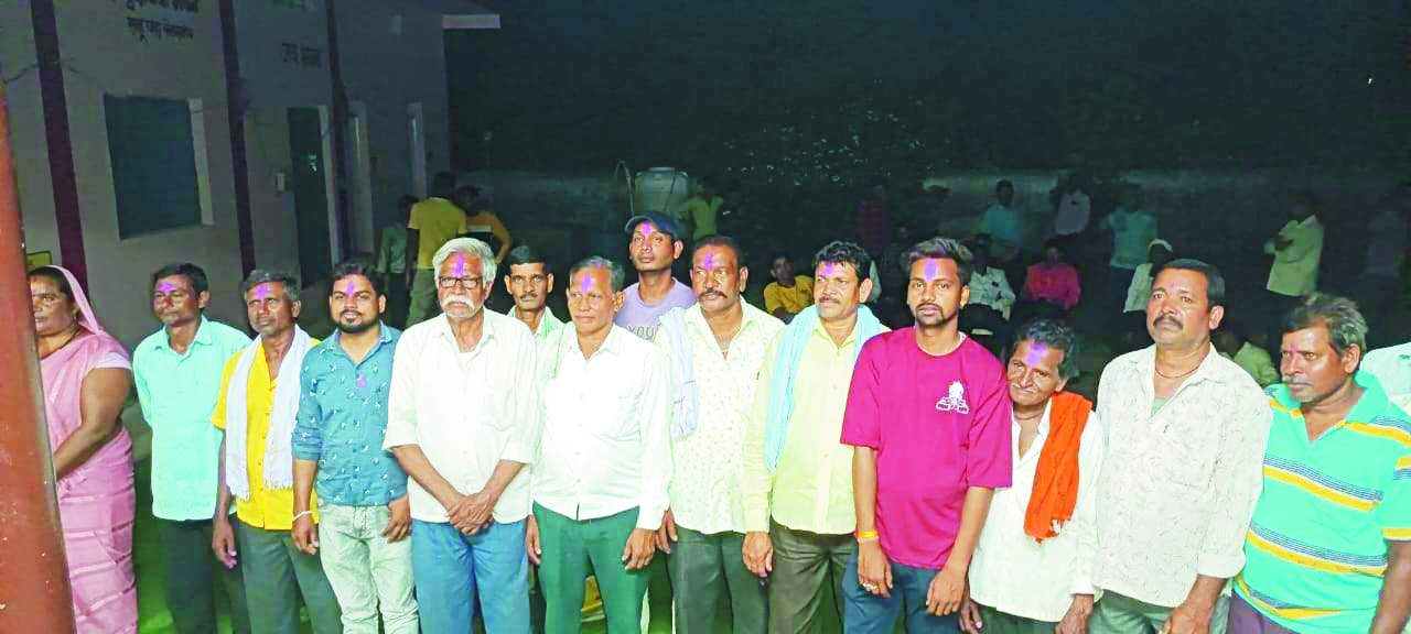 ग्रामीण साहू समाज बेलरगांव के पदाधिकारियों ने ली शपथ