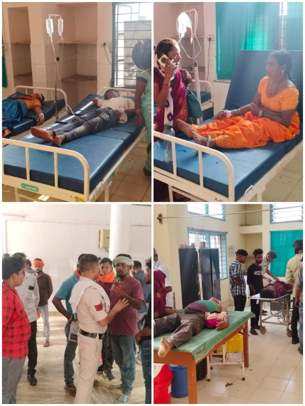 तुरतुरिया से लौटते श्रद्धालुओं की पिकअप पलटी, 13 जख्मी