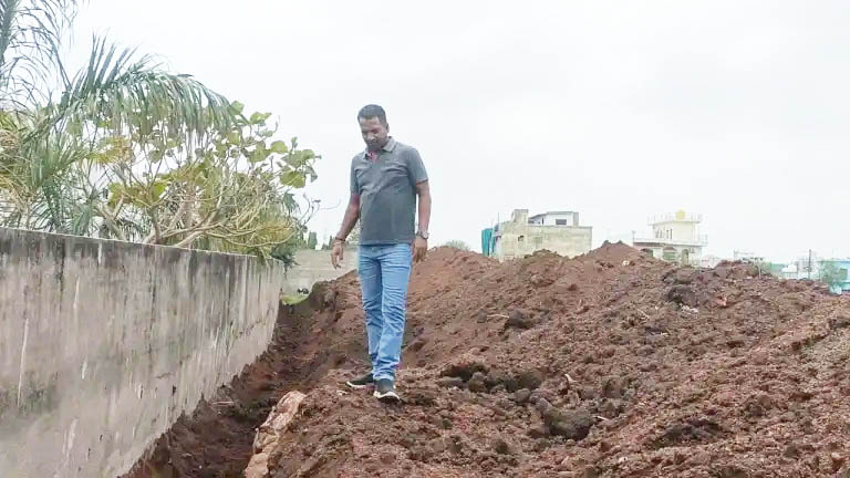 युवा कांग्रेस के चेतावनी के बाद काम शुरू
