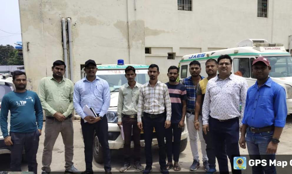 बरसात से पहले 102 एंबुलेंस का ऑडिट, सुरक्षित ड्राइविंग के दिए टिप्स