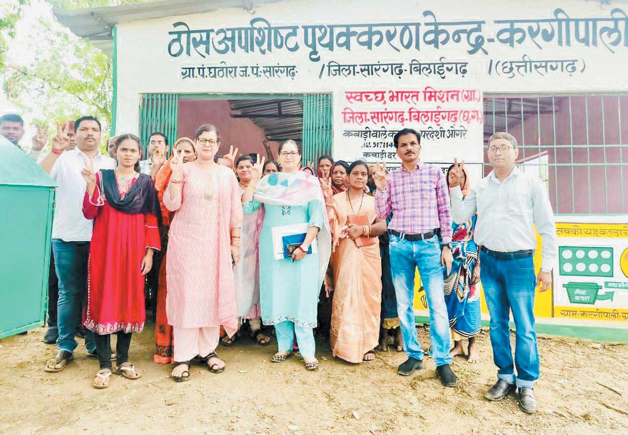 राज्य समन्वयक ने स्वच्छ भारत मिशन के कार्यों की किया निरीक्षण