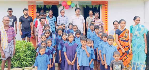 सुकमा के अंतिम छोर कोंटा ब्लॉक के गांव में शाला प्रवेशोत्सव