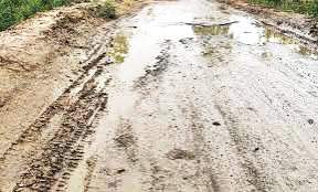 10 साल से सडक़ मरम्मत की मांगकरथक चुके ग्रामीण, नहीं हो रही सुनवाई