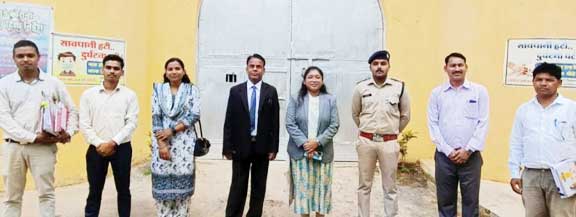 उपजेल नारायणपुर का निरीक्षण उपजेल नारायणपुर का निरीक्षण