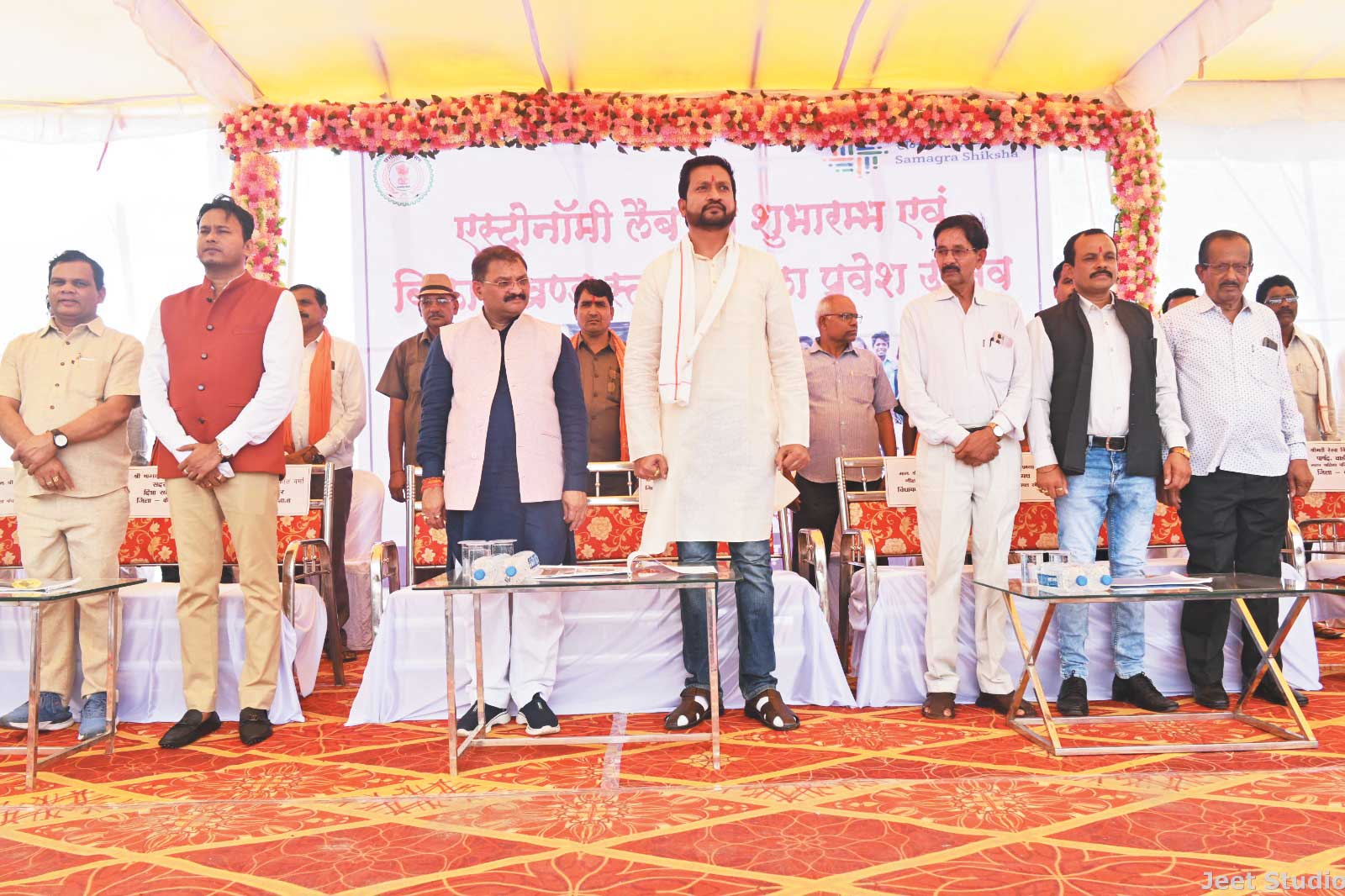 जन सहयोग से तैयार लैब का सांसद ने किया उद्घाटन