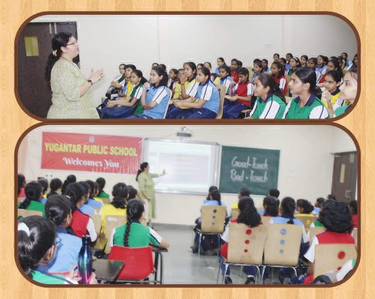 युगांतर में गुड टच और बैड टच की दी गई जानकारी युगांतर में गुड टच और बैड टच की दी गई जानकारी