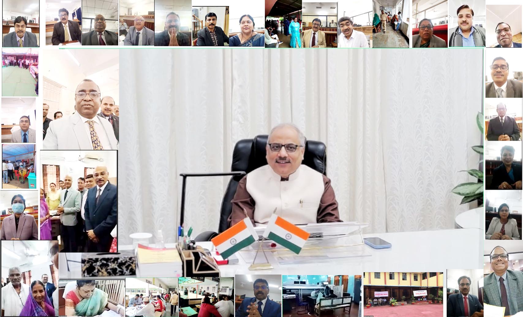 23 जिलों में लगी नेशनल लोक अदालत, चीफ जस्टिस ने सभी का वर्चुअल मोड से किया निरीक्षण