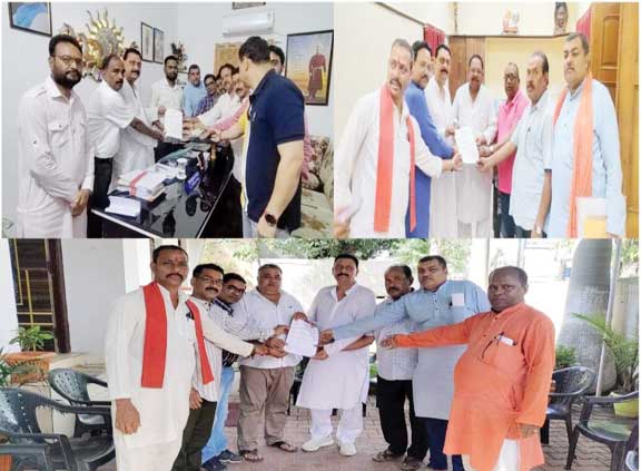 ओबीसी महासभा ने सीएम के नाम विधायकों को सौंपा ज्ञापन ओबीसी महासभा ने सीएम के नाम विधायकों को सौंपा ज्ञापन