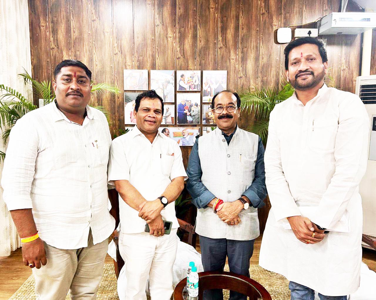 जिपं उपाध्यक्ष ने डिप्टी सीएम साव से की मुलाकात