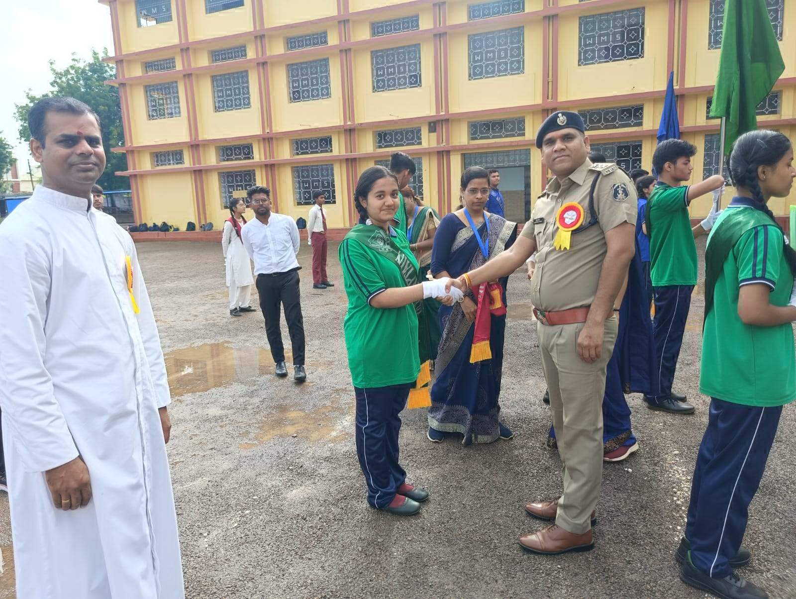 वाईडनर स्कूल में शपथ ग्रहण समारोह आयोजित