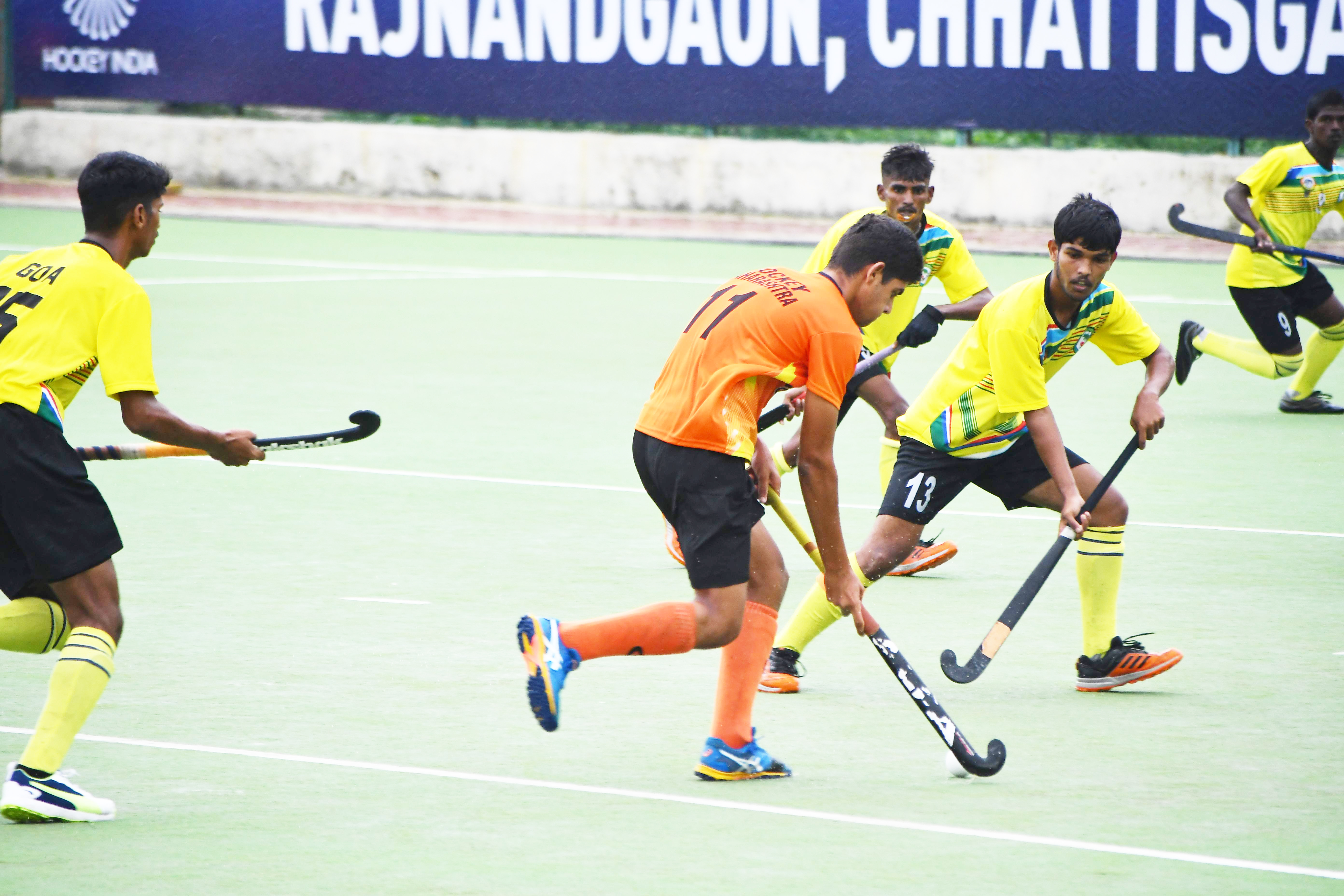 बालिका वर्ग में दादर नागर ने गोवा को और हॉकी महाराष्ट्र ने राजस्थान को किया पराजित