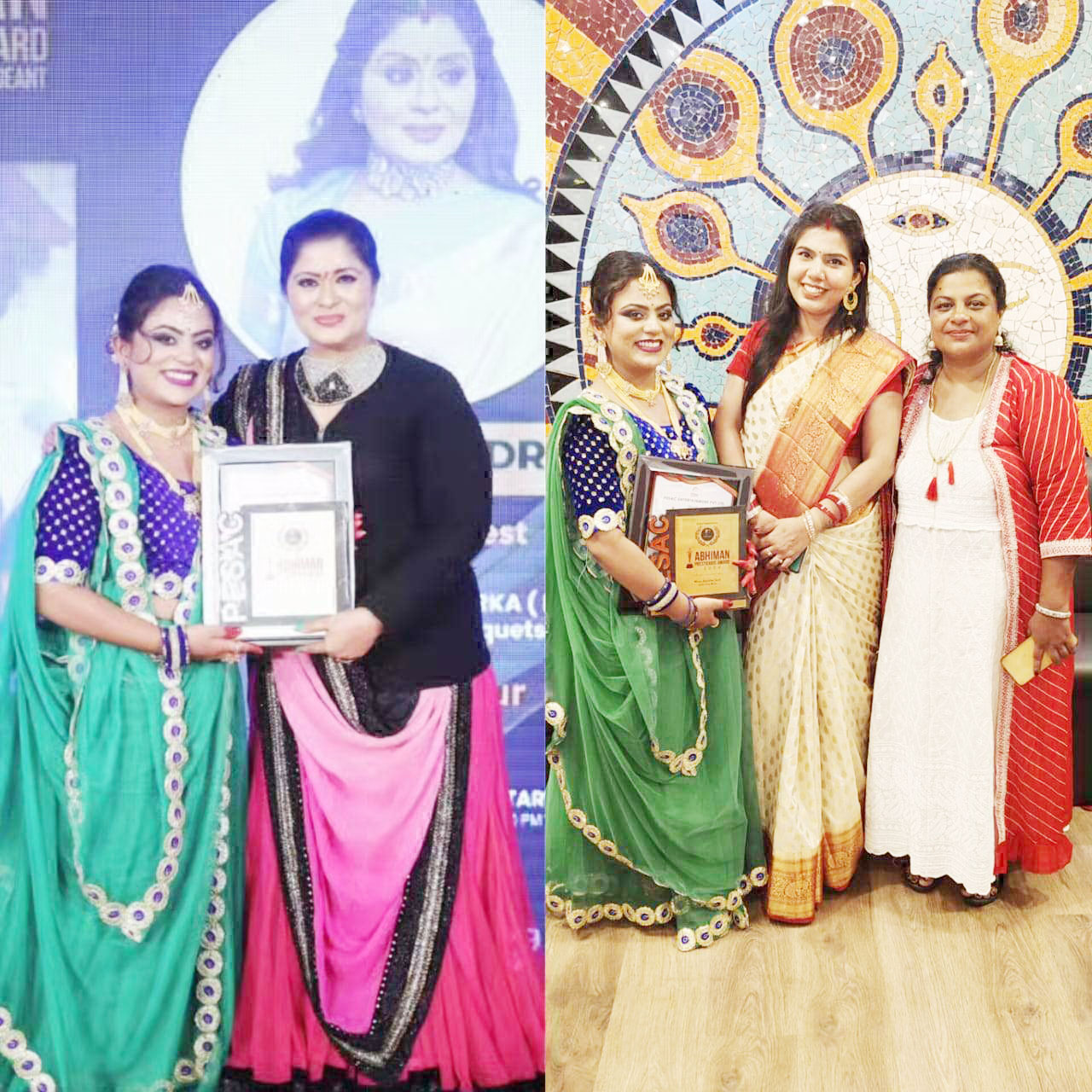 युगांतर की नृत्य शिक्षिका अमिषा का सम्मान युगांतर की नृत्य शिक्षिका अमिषा का सम्मान