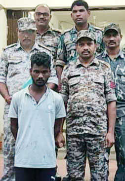 चोरी का आरोपी गिरफ्तार चोरी का आरोपी गिरफ्तार